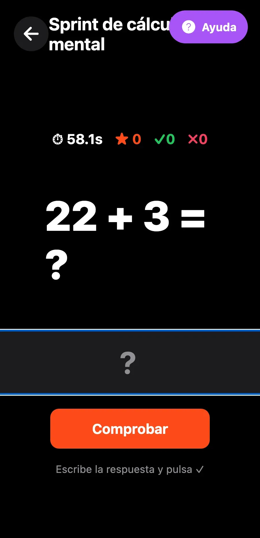 Math Sprint