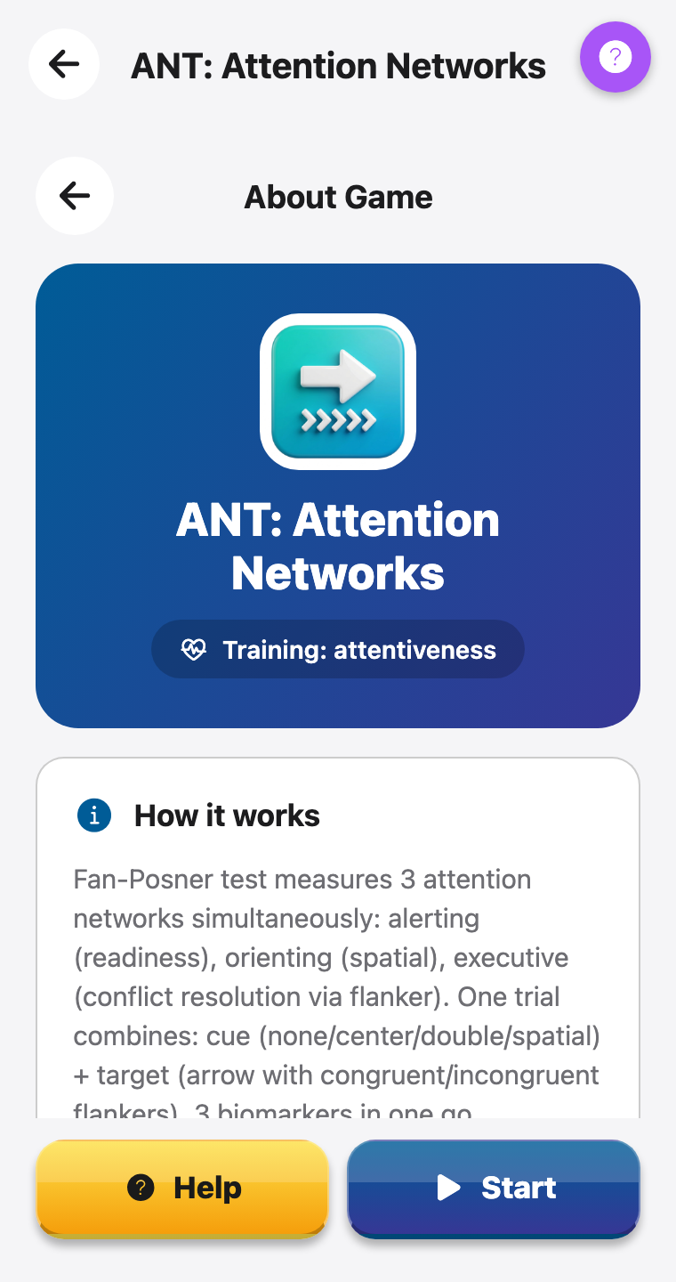 ANT: Redes de Atenção — screenshot