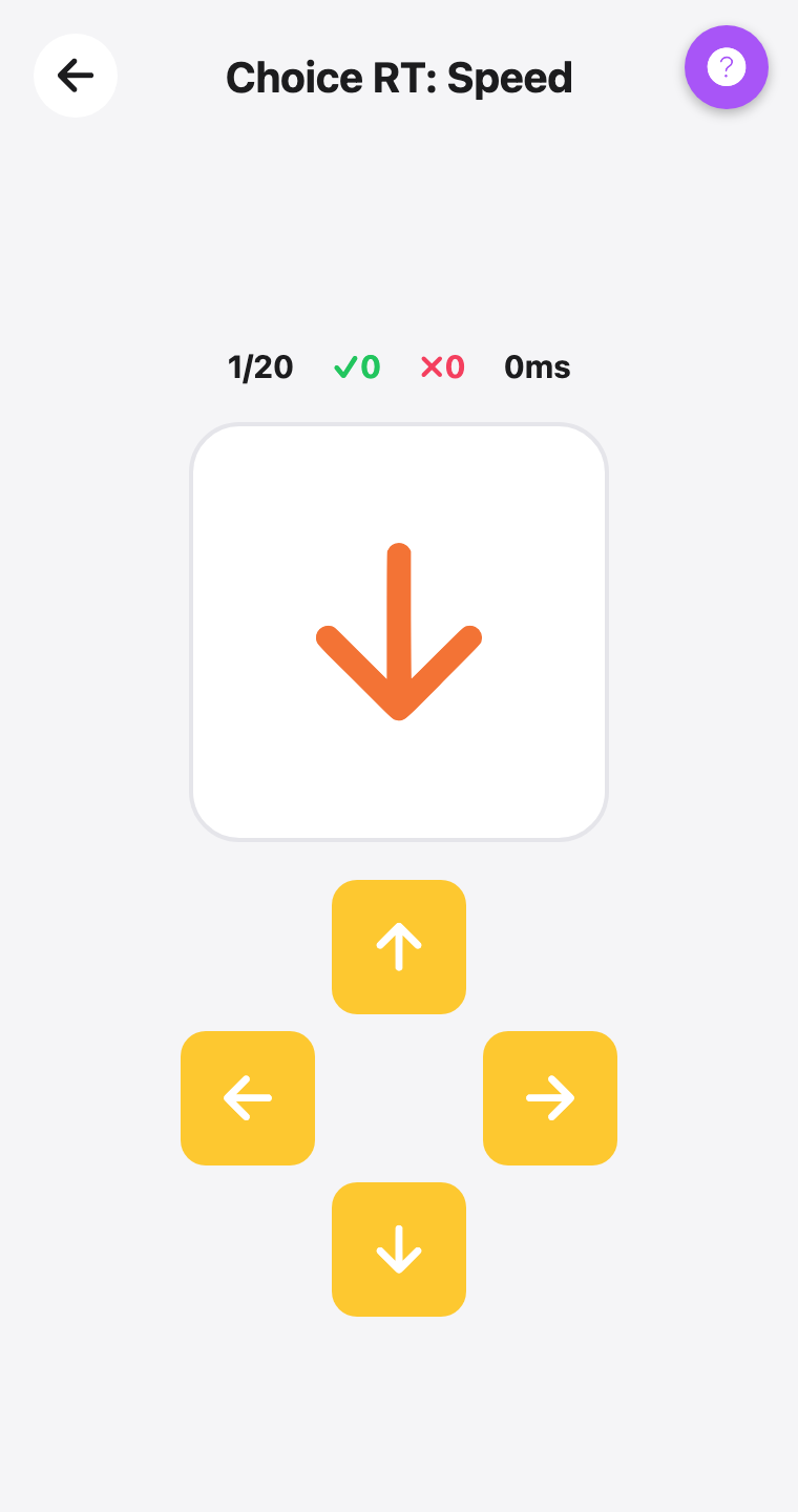 TR de Escolha: Velocidade — screenshot