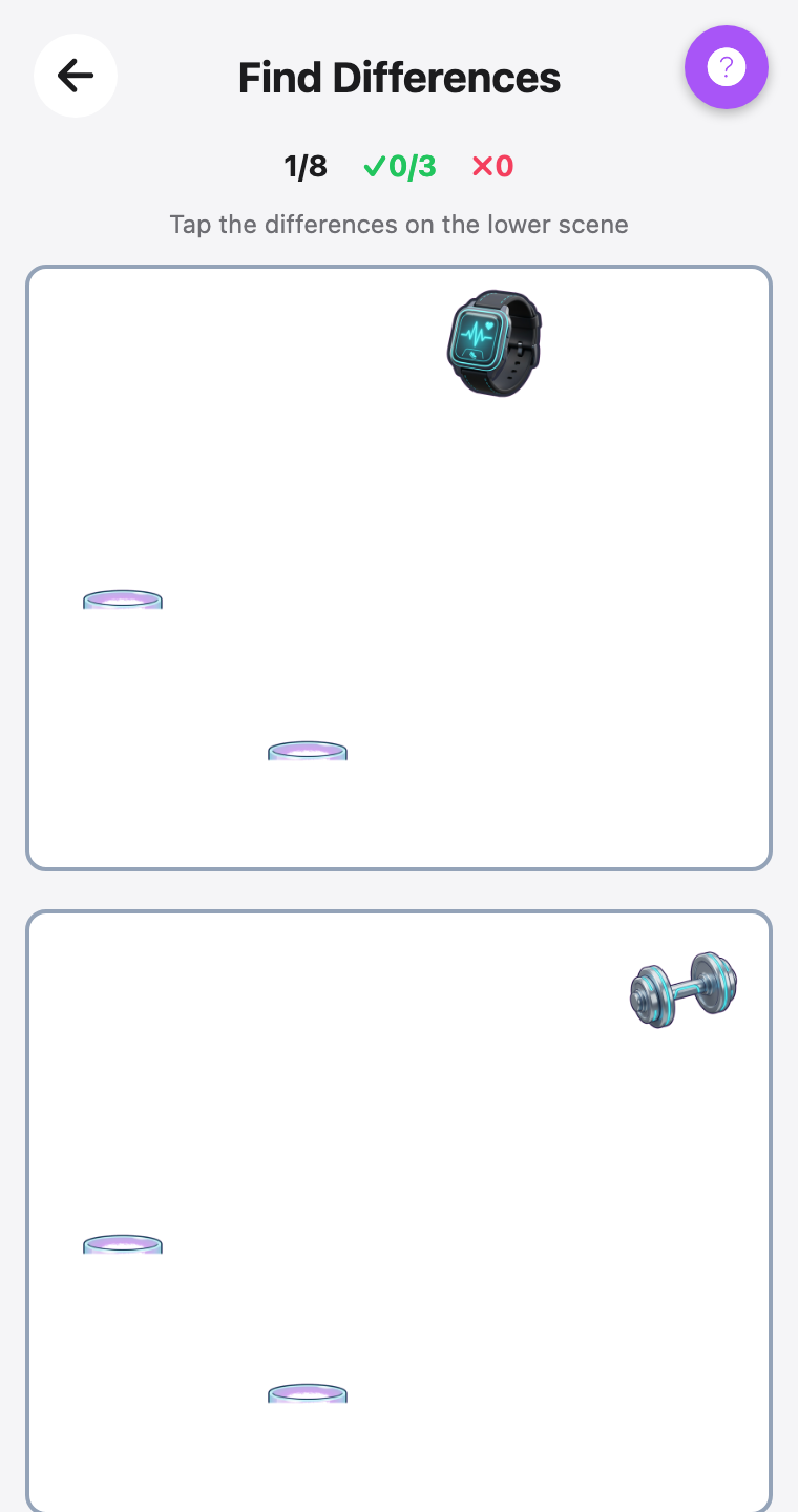 Encontre as Diferenças — screenshot